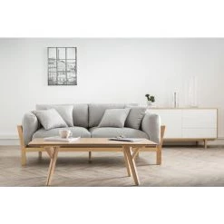 MILIBOO Buffet Scandinave Bois Et Blanc L195cm SID - Bois Clair / Blanc -France MILIBOO Soldes 2022 13151589 5