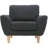 MILIBOO Fauteuil Scandinave Tissu ALICE - Gris Anthracite - Gris Anthracite 2 MILIBOO Fauteuil Scandinave Tissu ALICE - Gris Anthracite - Gris Anthracite -France MILIBOO Soldes 2022 13151651 1