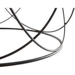 MILIBOO Table Basse Ronde Bois Métal D80 X H30 Cm LACE - Bois Clair / Noir - Bois Clair / Noir -France MILIBOO Soldes 2022 13151694 3