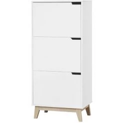 MILIBOO Meuble De Rangement Enfant Design Blanc 3 Portes LEENA - Blanc -France MILIBOO Soldes 2022 13151704 2
