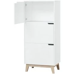 MILIBOO Meuble De Rangement Enfant Design Blanc 3 Portes LEENA - Blanc -France MILIBOO Soldes 2022 13151704 3