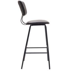 MILIBOO Tabourets De Bar Vintage Avec Pieds Métal 75 Cm (lot De 2) LAB - Noir - Noir 10 MILIBOO Tabourets De Bar Vintage Avec Pieds Métal 75 Cm (lot De 2) LAB - Noir - Noir -France MILIBOO Soldes 2022 13151848 4