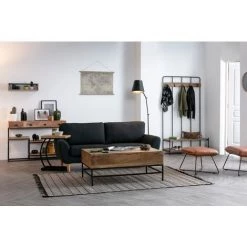 MILIBOO Étagère Murale Industrielle Manguier Massif Et Métal 60 Cm RACK - Bois Clair / Noir -France MILIBOO Soldes 2022 13151891 5