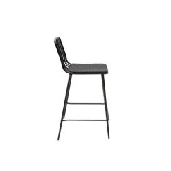 MILIBOO Tabourets De Bar Design En Métal Noir Avec Coussin 65 Cm (lot De 2) FEELING - Noir -France MILIBOO Soldes 2022 13151909 4