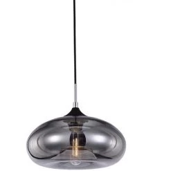 MILIBOO Suspension Design Verre Soufflé MISTIC - Noir Transparent - Noir Transparent