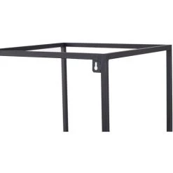 MILIBOO étagères Murales Carrées En Métal Noir Et Manguier Massif (lot De 3) YPSTER - Bois Clair / Noir -France MILIBOO Soldes 2022 13205147 4