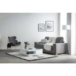 MILIBOO Table Basse Design 2 Tiroirs Blanche KARY - Blanc -France MILIBOO Soldes 2022 13221465 5