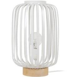 MILIBOO Lampe à Poser Design Acier ALVEOL - Blanc - Blanc