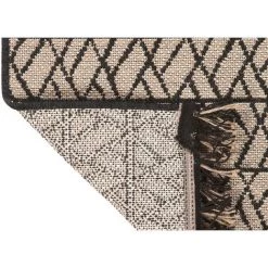 MILIBOO Tapis Moderne Naturel Avec Motif Graphique Noir 160 X 230 Cm ETNICA - Beige Naturel -France MILIBOO Soldes 2022 13221553 3