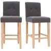 MILIBOO Tabouret De Bar Design Capitonné Bois 65 Cm (lot De 2) ESTER - Gris Foncé - Gris Foncé 1 MILIBOO Tabouret De Bar Design Capitonné Bois 65 Cm (lot De 2) ESTER - Gris Foncé - Gris Foncé -France MILIBOO Soldes 2022 13257175 1