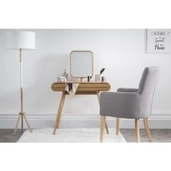 MILIBOO Fauteuil Classique Tissu Gris Clair Pieds Bois Clair LAZARRE - Gris Clair 11 MILIBOO Fauteuil Classique Tissu Gris Clair Pieds Bois Clair LAZARRE - Gris Clair -France MILIBOO Soldes 2022 13262506 5