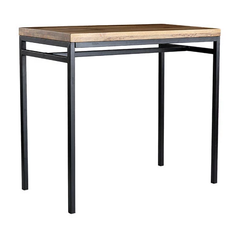 MILIBOO Table Haute Industrielle En Manguier Massif Et Métal Noir YPSTER - Bois Clair / Noir 4 MILIBOO Table Haute Industrielle En Manguier Massif Et Métal Noir YPSTER - Bois Clair / Noir – Image 2