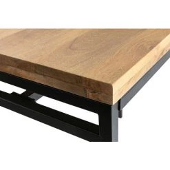 MILIBOO Table Haute Industrielle En Manguier Massif Et Métal Noir YPSTER - Bois Clair / Noir 9 MILIBOO Table Haute Industrielle En Manguier Massif Et Métal Noir YPSTER - Bois Clair / Noir -France MILIBOO Soldes 2022 13328190 4