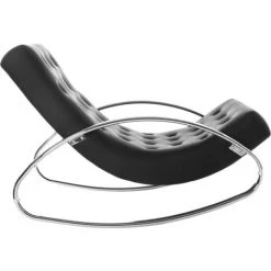 MILIBOO Rocking Chair Design CHESTY - Noir - Noir -France MILIBOO Soldes 2022 13400389 3