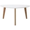 MILIBOO Table Basse Design Blanc L80 Cm EKKA - Blanc