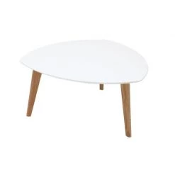 MILIBOO Table Basse Design Blanc L80 Cm EKKA - Blanc -France MILIBOO Soldes 2022 13526405 3