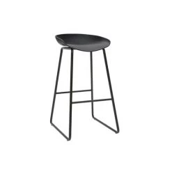 MILIBOO Tabourets De Bar Design Avec Pieds En Métal (lot De 2) PEBBLE - Noir - Noir -France MILIBOO Soldes 2022 13526409 3