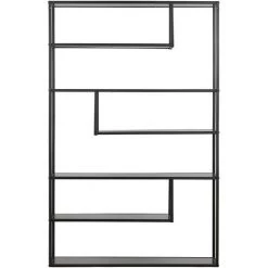 MILIBOO Bibliothèque Design Métal Noir TETRIS - Noir