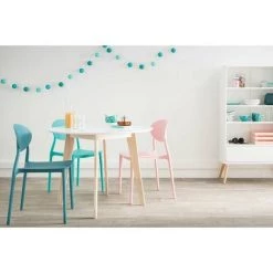 MILIBOO Chaises Design Polypropylène Empilables (lot De 2) ANNA - Gris - Gris -France MILIBOO Soldes 2022 13668917 5