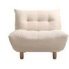 MILIBOO Fauteuil Scandinave En Tissu Chêne YUMI - Beige Naturel - Beige Naturel -France MILIBOO Soldes 2022 13710723 1