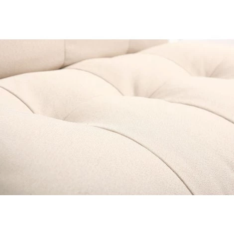 MILIBOO Fauteuil Scandinave En Tissu Chêne YUMI - Beige Naturel - Beige Naturel 6 MILIBOO Fauteuil Scandinave En Tissu Chêne YUMI - Beige Naturel - Beige Naturel – Image 4