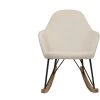 MILIBOO Rocking Chair Tissu Pieds Métal JHENE - Beige Naturel - Beige Naturel -France MILIBOO Soldes 2022 13755314 1