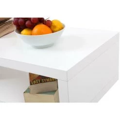 MILIBOO Meuble TV Design Laqué Brillant Blanc L120 NEXY - Blanc Laqué -France MILIBOO Soldes 2022 13784738 3