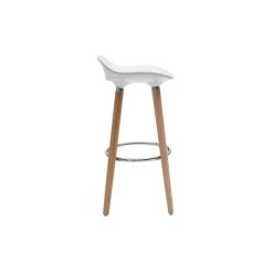 MILIBOO Tabouret De Bar Design Scandinave Lot De 2 GILDA - Blanc - Blanc -France MILIBOO Soldes 2022 13833697 4
