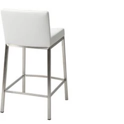 MILIBOO Tabourets De Bar Design Métal 66 Cm (lot De 2) EPSILON - Blanc - Blanc -France MILIBOO Soldes 2022 13833698 4