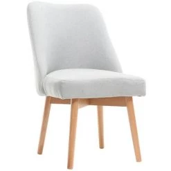 MILIBOO Chaise Scandinave Tissu Pieds Bois LIV - Gris Perle - Gris Perle 7 MILIBOO Chaise Scandinave Tissu Pieds Bois LIV - Gris Perle - Gris Perle -France MILIBOO Soldes 2022 13923444 2