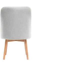 MILIBOO Chaise Scandinave Tissu Pieds Bois LIV - Gris Perle - Gris Perle 8 MILIBOO Chaise Scandinave Tissu Pieds Bois LIV - Gris Perle - Gris Perle -France MILIBOO Soldes 2022 13923444 3