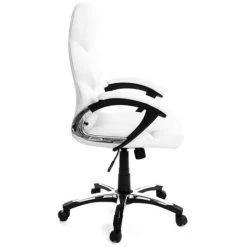 MILIBOO Fauteuil De Bureau Pliable Blanc GALLIEN - Blanc -France MILIBOO Soldes 2022 13950074 3