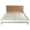 MILIBOO Lit 160x200 Design Scandinave HELIA - Blanc