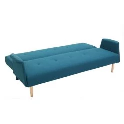 MILIBOO Canapé Convertible Design OSCAR - Bleu Canard - Bleu Canard -France MILIBOO Soldes 2022 13950135 4