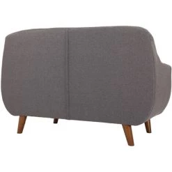 MILIBOO Canapé 2 Places Design Déhoussable YNOK - Gris Anthracite - Gris Anthracite -France MILIBOO Soldes 2022 13950172 3