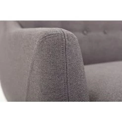 MILIBOO Canapé 2 Places Design Déhoussable YNOK - Gris Anthracite - Gris Anthracite -France MILIBOO Soldes 2022 13950172 4