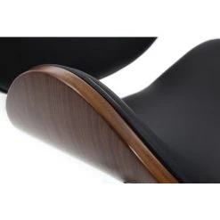 MILIBOO Chaise De Bureau Design Bois WALNUT - Noir - Noir -France MILIBOO Soldes 2022 13950182 4