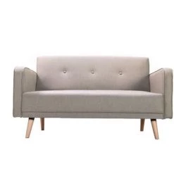 MILIBOO Canapé Scandinave 2 Places ULLA - Naturel - Naturel