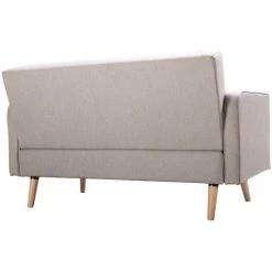 MILIBOO Canapé Scandinave 2 Places ULLA - Naturel - Naturel -France MILIBOO Soldes 2022 13950191 3