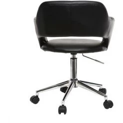 MILIBOO Fauteuil De Bureau Design JESSY - Noir - Noir -France MILIBOO Soldes 2022 13950209 3