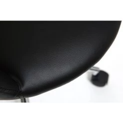 MILIBOO Fauteuil De Bureau Design JESSY - Noir - Noir -France MILIBOO Soldes 2022 13950209 4