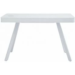 MILIBOO Bureau Connecté Multimédia En Verre Métal CLEVER - Blanc - Blanc -France MILIBOO Soldes 2022 13950223 4