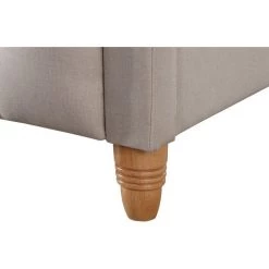 MILIBOO Lit Capitonné Tissu Beige 160x200 Cm KRISTEN - Beige -France MILIBOO Soldes 2022 13950231 4