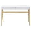 MILIBOO Bureau Design Blanc Et Bois BROOK - Blanc -France MILIBOO Soldes 2022 13950241 1