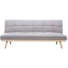 MILIBOO Canapé Convertible 3 Places Gris SIKKO - Gris Perle