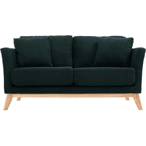 MILIBOO Canapé Scandinave 2 Places Déhoussable Pieds Bois OSLO - Gris Foncé - Gris Foncé 3 MILIBOO Canapé Scandinave 2 Places Déhoussable Pieds Bois OSLO - Gris Foncé - Gris Foncé
