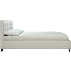 MILIBOO Lit 160 X 200 En Tissu Capitonné MARQUISE - Blanc - Blanc -France MILIBOO Soldes 2022 13950257 3