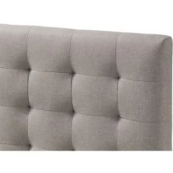MILIBOO Lit Adulte Scandinave Bois Tissu 160x200 Cm LYNN - Beige - Beige -France MILIBOO Soldes 2022 13950265 4