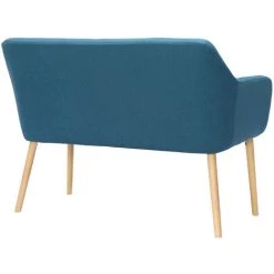 MILIBOO Banquette Scandinave 2 Places ALEYNA - Bleu Canard - Bleu Canard -France MILIBOO Soldes 2022 13950272 3