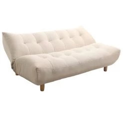 MILIBOO Canapé Convertible Design Scandinave YUMI - Beige Naturel - Beige Naturel -France MILIBOO Soldes 2022 13950281 4